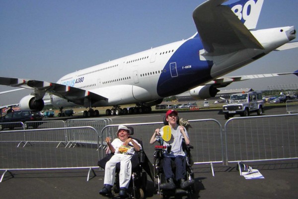 At the Farnborough Air Show