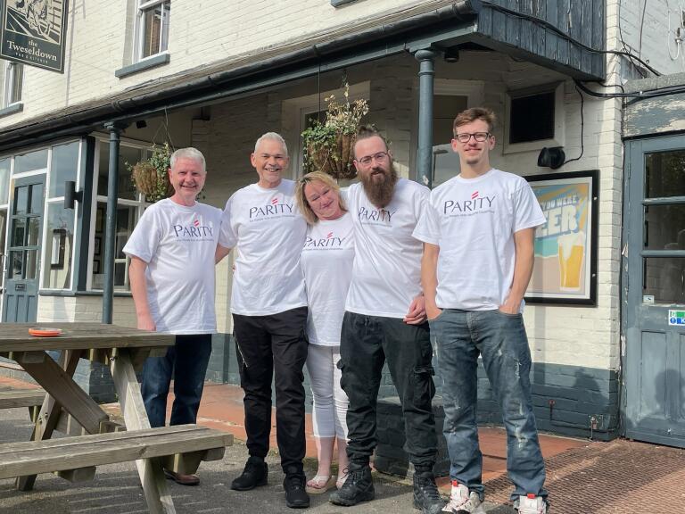 Parity Snowdon Trek Team