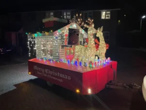 Rindle Close Xmas Lights Supporting Parity